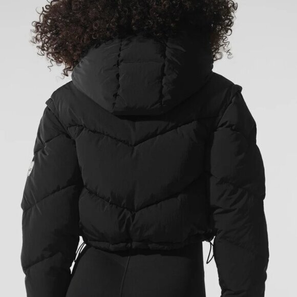 ALO Glacier Puffer Black Puffy Jacket (Size M) ✨✨ - Picture 2 of 4